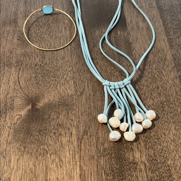 Pearl necklace and bracelet - Picture 5 of 7